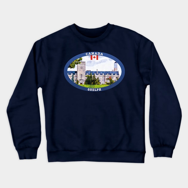 Guelph Canada Travel Crewneck Sweatshirt by Thistle-TShop